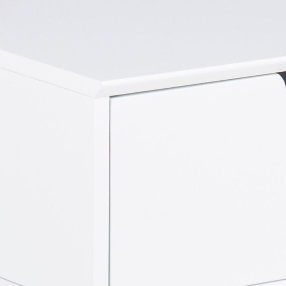 AC Design Mitra Nachttisch 1 Schublade(n) Weiß, 6 image