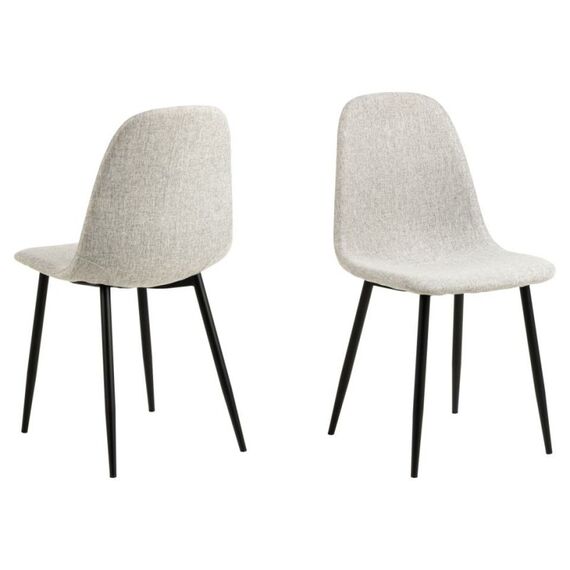 AC Design Celia Restaurant- & Esszimmer-Stuhl Gepolsterter, ausgestopfter Sitz Gepolsterte, ausgestopfte Rückenlehne