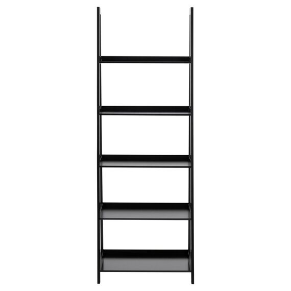 AC Design Wally Regal für Leitern Freistehend MDF-Platten Schwarz, 2 image