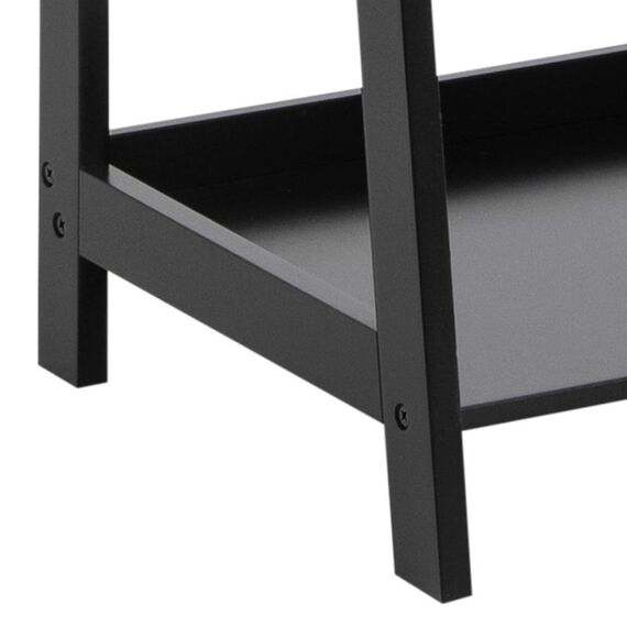 AC Design Wally Regal für Leitern Freistehend MDF-Platten Schwarz, 6 image