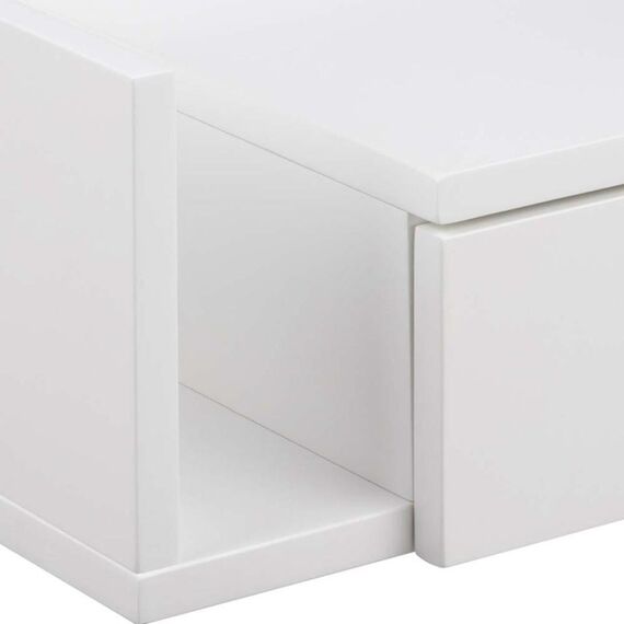 AC Design Ashlan Nachttisch 1 Schublade(n) Weiß, 4 image