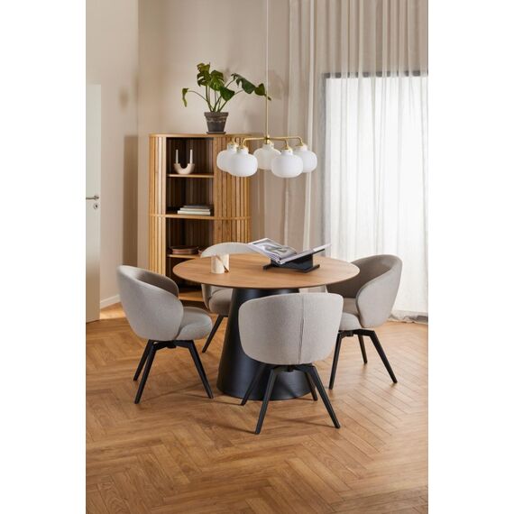AC Design Darlene Restaurant- & Esszimmer-Stuhl Gepolsterter Sitz Gepolsterte Rückenlehne, 9 image