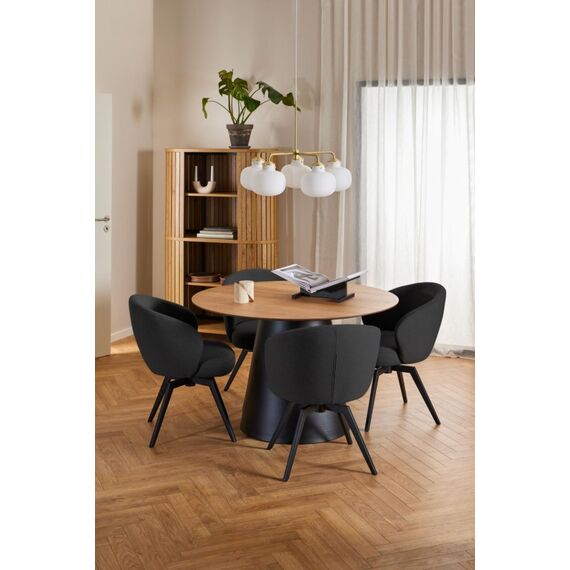 AC Design Darlene Restaurant- & Esszimmer-Stuhl Gepolsterter Sitz Gepolsterte Rückenlehne, 6 image