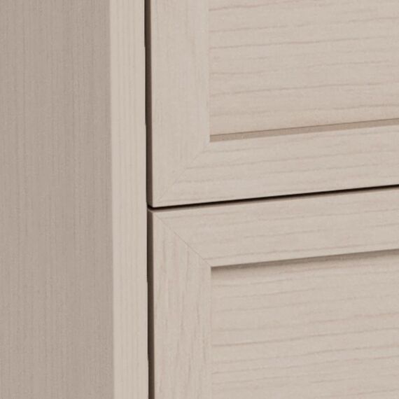AC Design Palmdale Nachttisch 2 Schublade(n) Grau, 4 image
