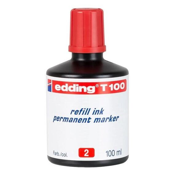 Edding T 100 Marker-Nachfüller Blau, Rot 100 ml 1 Stück(e)