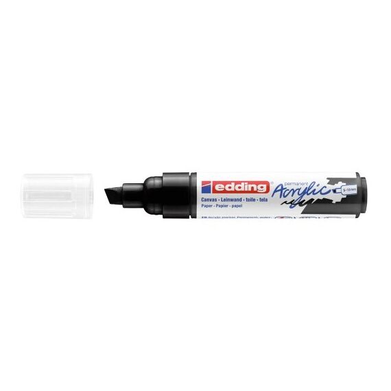 Edding Acrylmarker 5000 Permanent-Marker Meißel Schwarz 1 Stück(e)