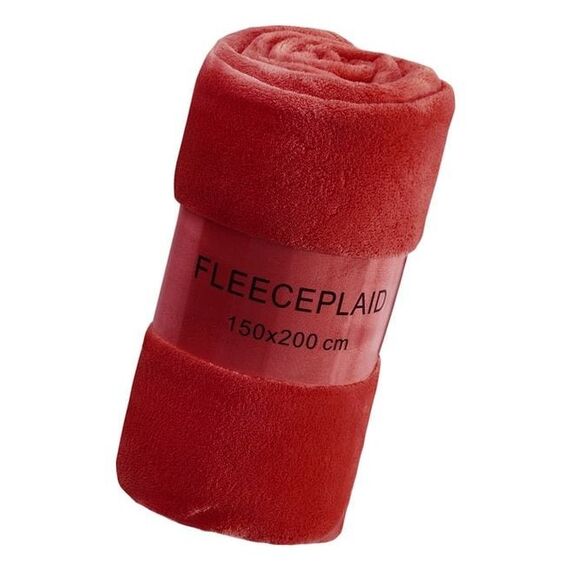 Flair Coral Überwurfdecke 150 x 200 cm Polyester Rot