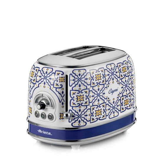 Ariete 0155/1C 6 2 Scheibe(n) 810 W Blau, Weiß, Farbe: Blau, Weiß