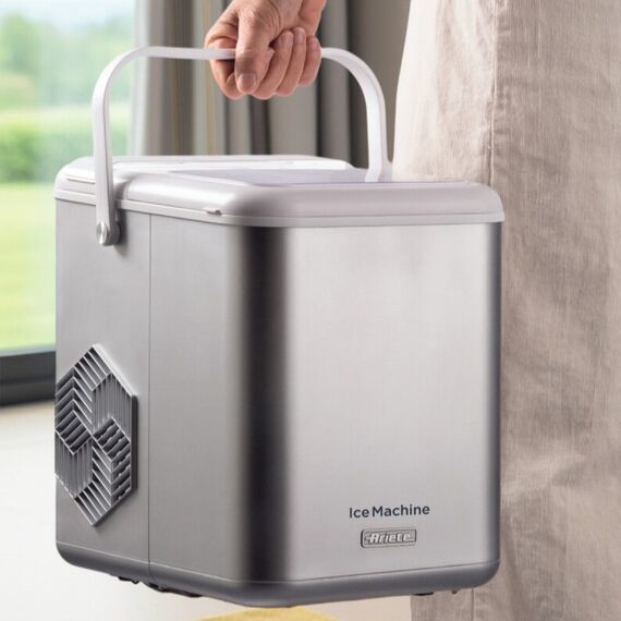Ariete 0651/00 Tragbarer Eiswürfelbereiter 12 kg/24h 170 W Metallisch, Edelstahl, 7 image