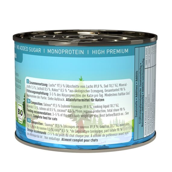 Catz finefood Bio No.513 Lachs 200 g, 2 image