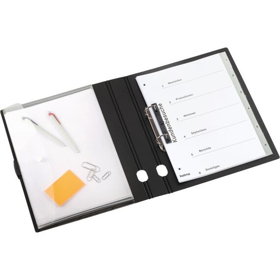 Kolma 02.106.06 Sammelmappe Polypropylen (PP) Schwarz A4
