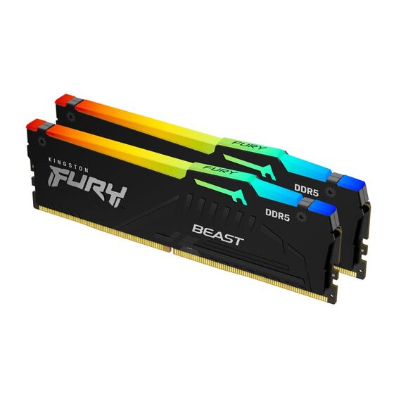 Kingston Technology FURY Beast 64GB 5600MT/s DDR5 CL40 DIMM (2er-Kit) RGB
