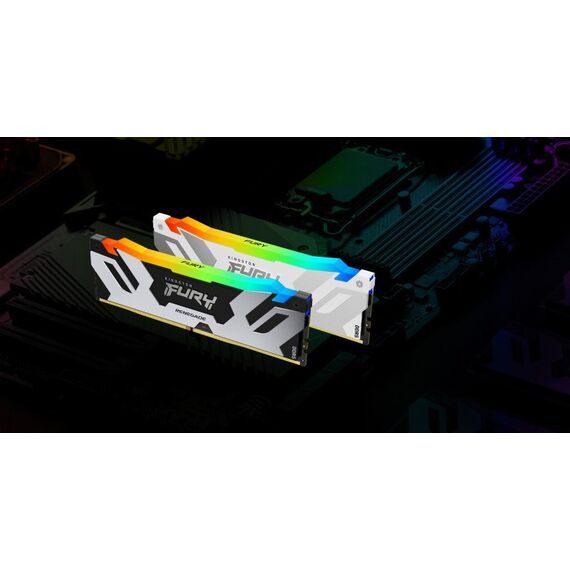 Kingston Technology FURY 48GB 8800MT/s DDR5 CL42 CUDIMM (2er-Kits) Renegade RGB Silver, 10 image
