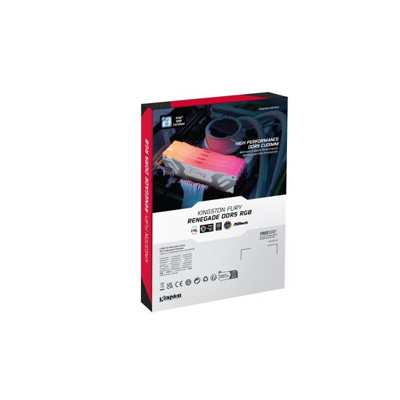 Kingston Technology FURY 48GB 8800MT/s DDR5 CL42 CUDIMM (2er-Kits) Renegade RGB Weiß, 4 image