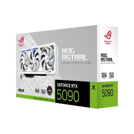 ASUS ROG Astral - -RTX5090-32G-WHITE NVIDIA GeForce RTX 5090 32 GB GDDR7, 8 image