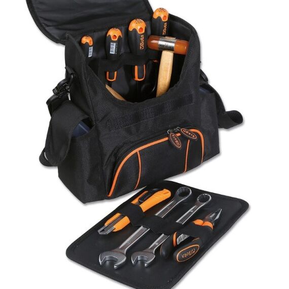 Beta C3 Schwarz, Orange Stoff, 3 image