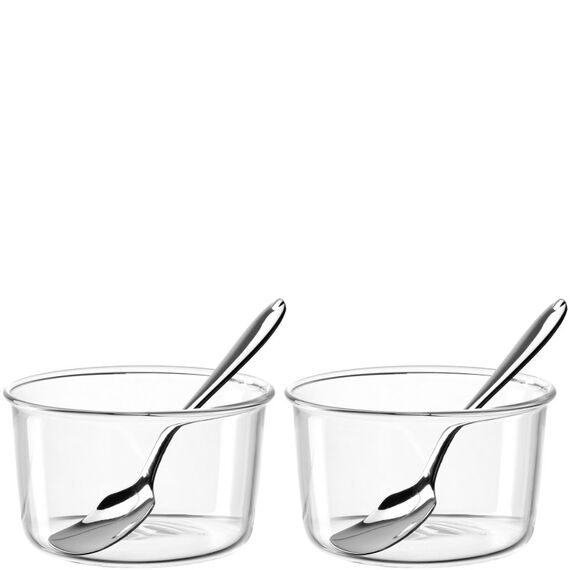 LEONARDO VETRO Dessertschale 0,27 l Rund Glas Transparent 4 Stück(e)