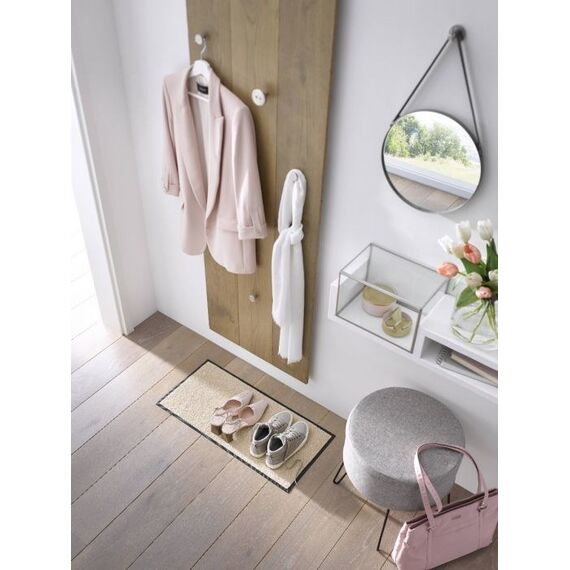 wash+dry 029734 Türmatte Gummimatte Drinnen Rechteckig Champagner