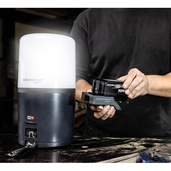 SCANGRIP Area 6 Connect Schwarz LED