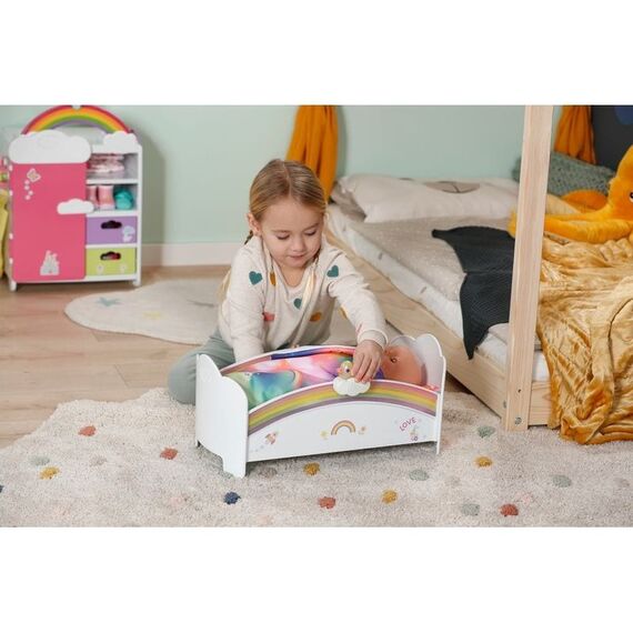 BABY born Regenbogen Bett Puppenbett/Kinderbett, 3 image