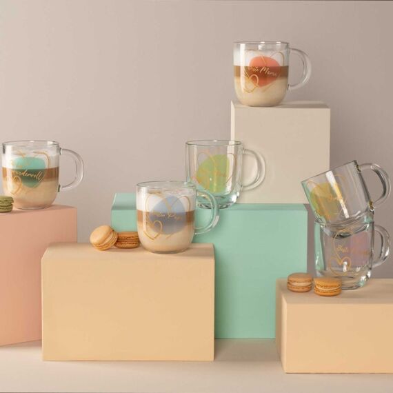 LEONARDO 033229 Tasse Blau, Gold, Transparent Tee 1 Stück(e), 3 image