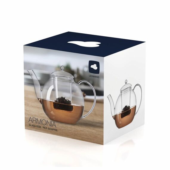 LEONARDO Armonia Einzelne Teekanne 1200 ml Transparent, 4 image