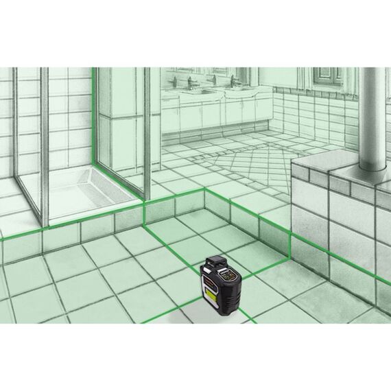 Laserliner CompactPlane-Laser 3G Pro Laser-Distanzmessgerät Schwarz, Grün, Grau 30 m, 2 image