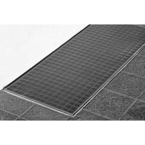 Windhager 03647 Bodenschutzmatte Anthrazit Aluminium