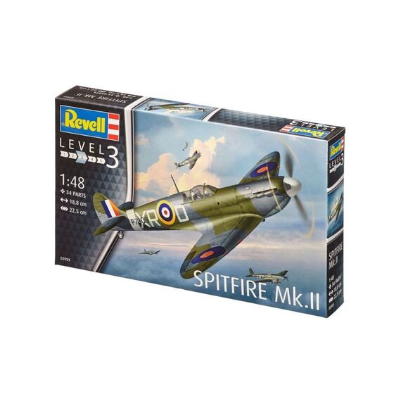 Revell Spitfire Mk.II Starrflügelflugzeug-Modell Montagesatz 1:48