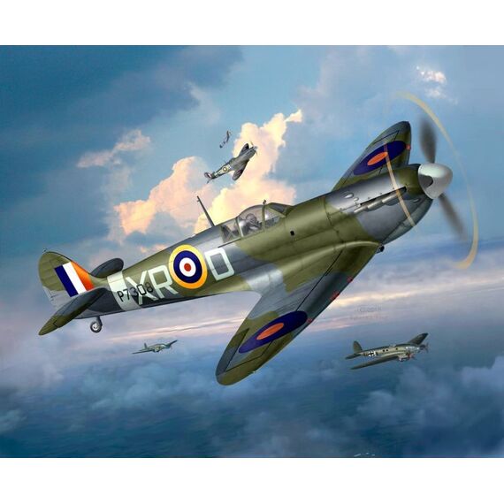 Revell Spitfire Mk.II Starrflügelflugzeug-Modell Montagesatz 1:48, 9 image