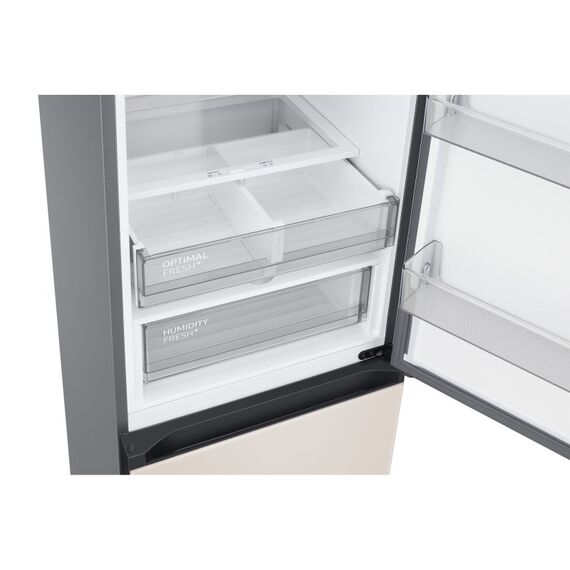 Samsung Bespoke, WiFi, 387 Liter, A, Satin Beige mit Griffmulde, 5 image