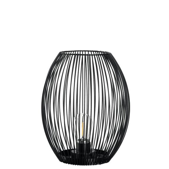 LEONARDO CASOLARE Laterne LED Schwarz