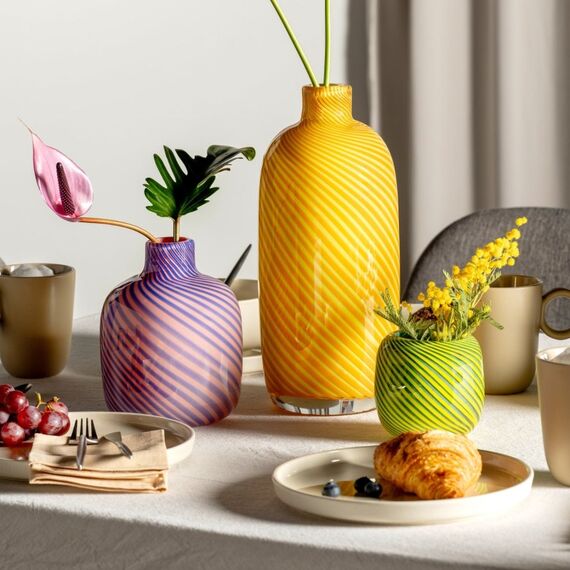 LEONARDO FILO COLORI Vase andere Glas Pink, 6 image