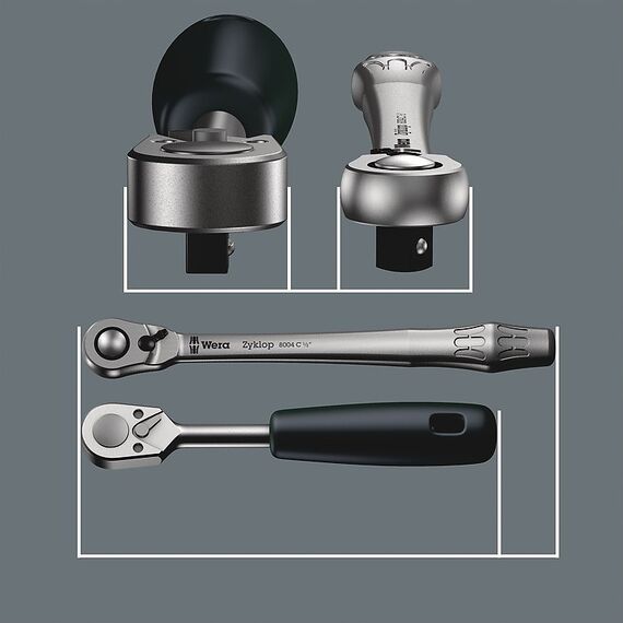 Wera 8100 SB HF 1 Steckschlüssel-Set, 4 image