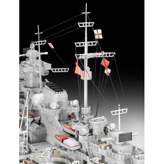 Revell Bismarck Modell eines Marineschiffs Montagesatz 1:350, 4 image