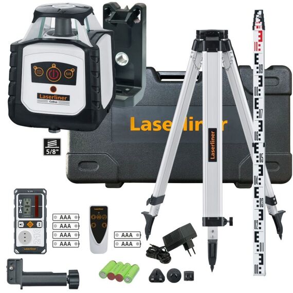 Laserliner Cubus 210 S Set 150 cm Laser-Distanzmessgerät Schwarz, Weiß 200 m, 5 image