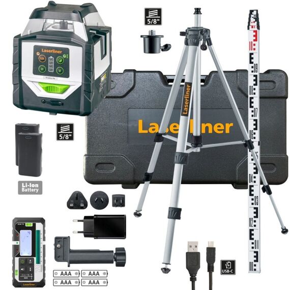 Laserliner DuraPlane Plus G360 MX Laser-Distanzmessgerät Schwarz, Weiß, 4 image