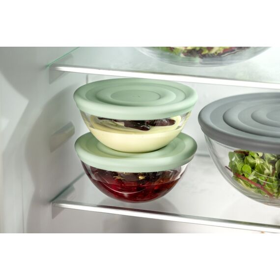LEONARDO CUCINA Schüssel-Set Rund Glas Transparent 3 Stück(e), 2 image