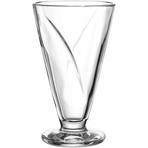 LEONARDO Eisbecher aus Glas CONO 360 ml 4er-Set