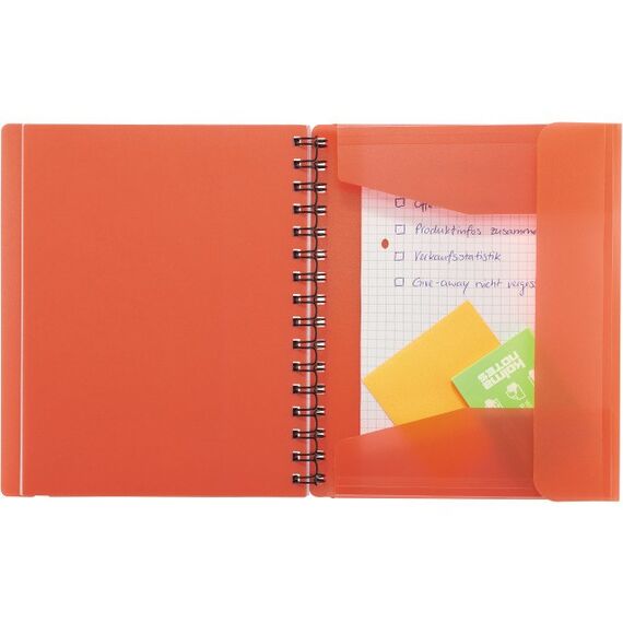 Kolma 06.551.00 Notizbuch A5 100 Blätter Transparent, Farbe: Transparent