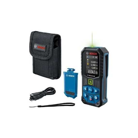 Bosch GLM 50-27 CG Professional Laser-Distanzmessgerät Schwarz, Blau 50 m