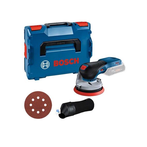 Bosch GEX 18V-125 Professional Exzenterschleifer 10000 RPM 20000 OPM Schwarz, Blau, Grau, Rot, 6 image