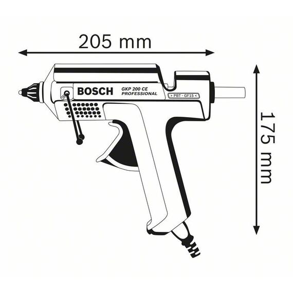 Bosch Klebepistole GKP 200 CE Professional