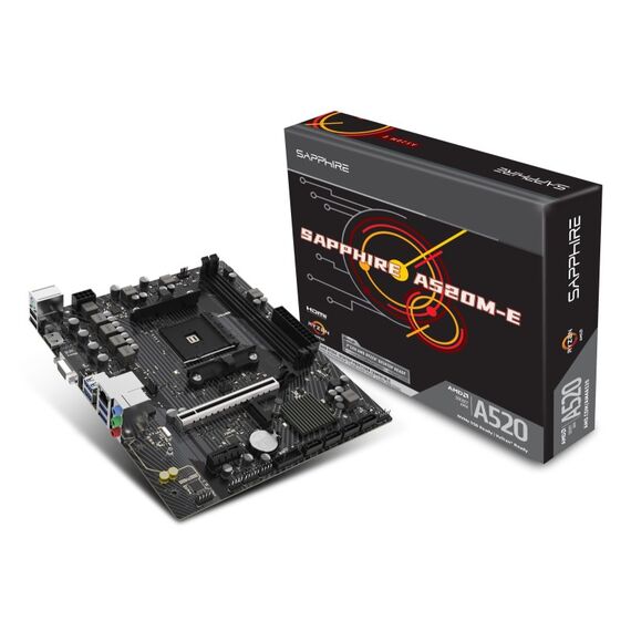 Sapphire A520M-E AMD A520 Sockel AM4 micro ATX, 3 image