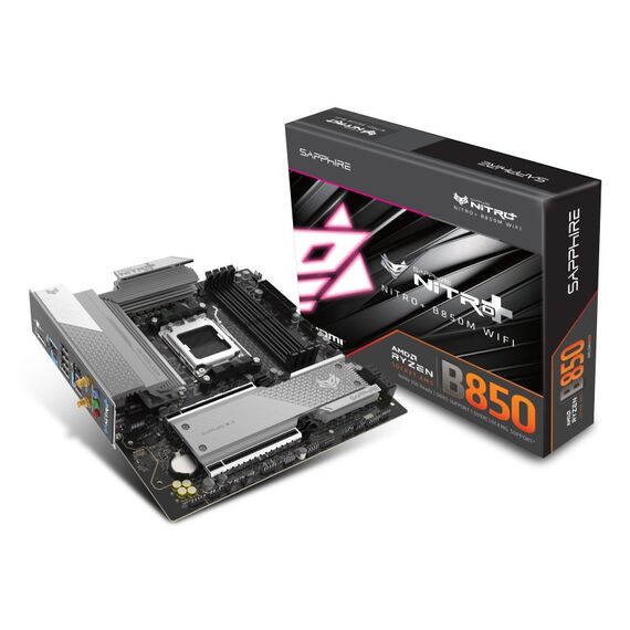 Sapphire NITRO+ B850M WIFI AMD B850 Sockel AM5 micro ATX, 4 image