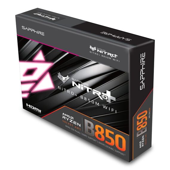 Sapphire NITRO+ B850M WIFI AMD B850 Sockel AM5 micro ATX, 5 image