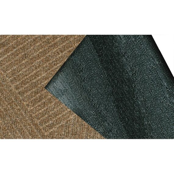 wash+dry DUNE Stripes taupe Waterhog-Fußmatte Drinnen/Draußen Rechteckig Braun, 2 image