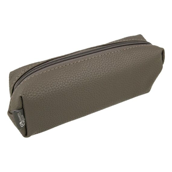 LEONARDO 061964 Etui Weiches Federmäppchen Polyurethan Grau
