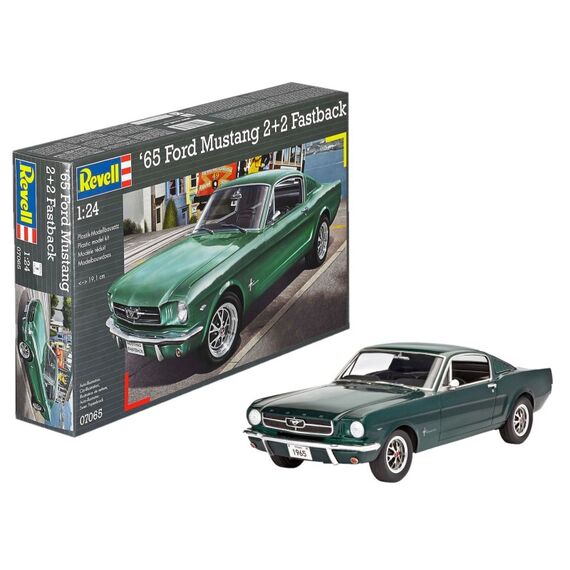 Revell 1965 Ford Mustang 2+2 Fastback Sportwagen-Modell Montagesatz 1:24, 5 image