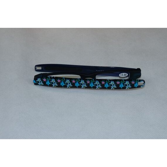 Figoline Edelweiss Unisex Rechteck Vollrand Blau